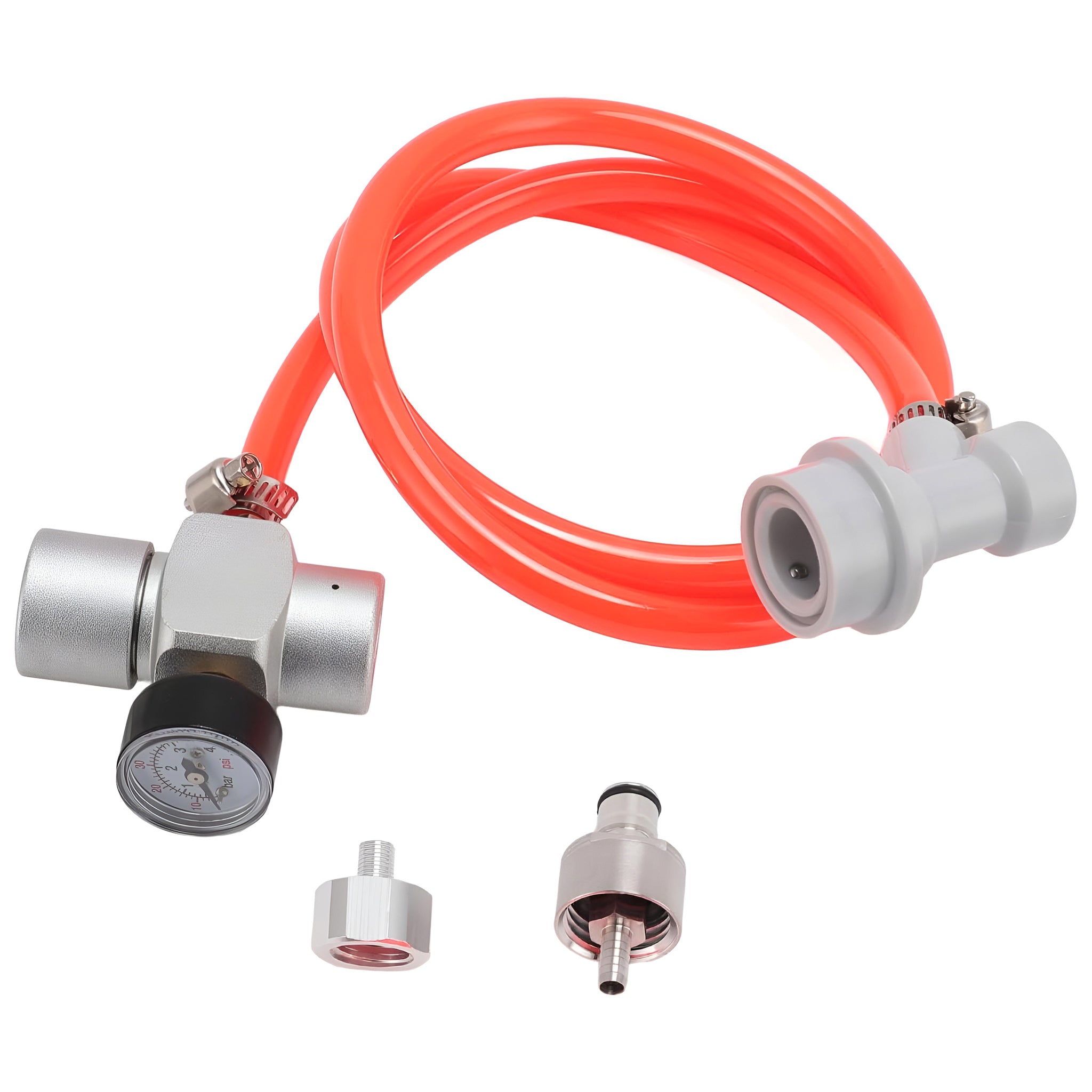 CO₂ Carbonation System – Mini Regulator & Ball Lock