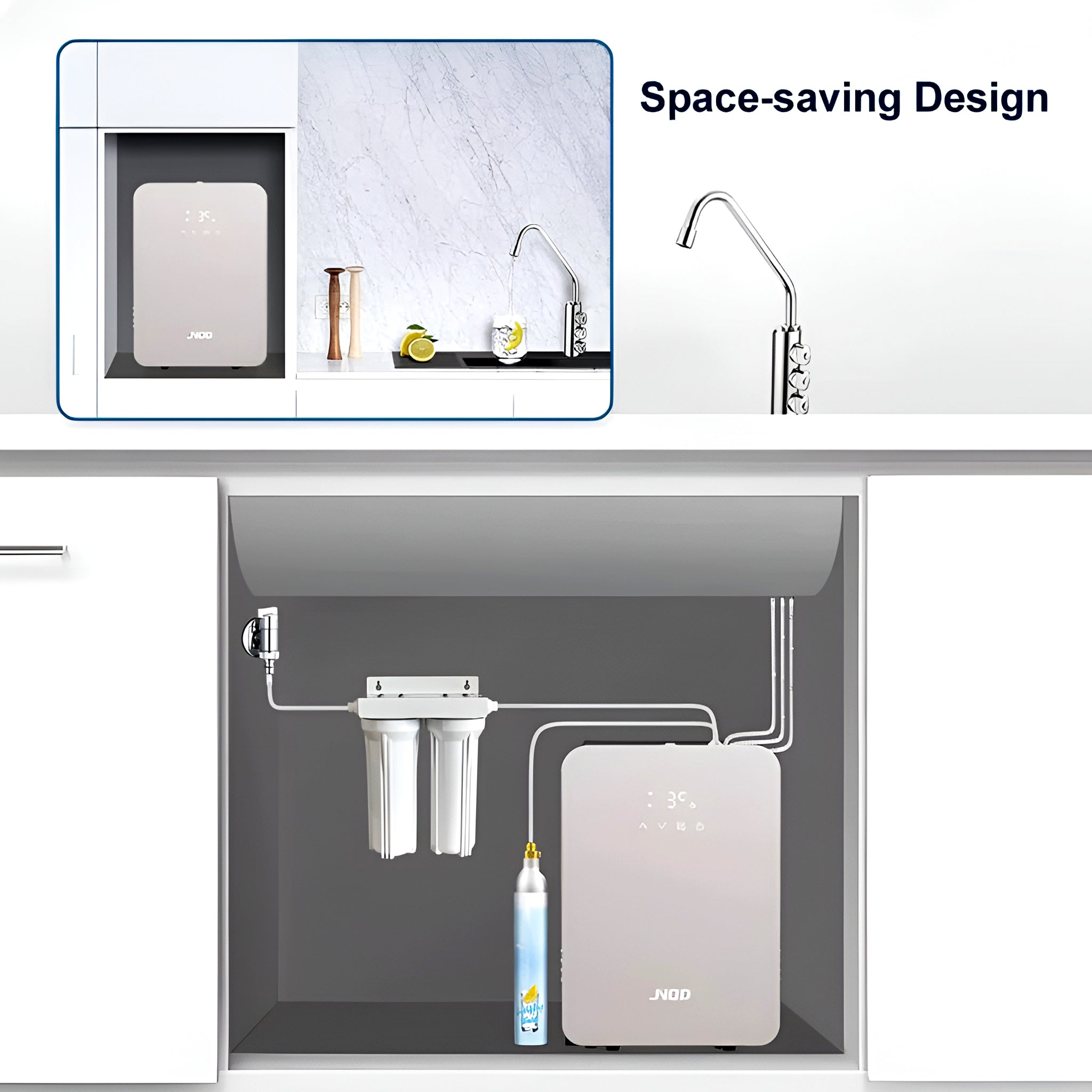 Under-Sink Chilled & Sparkling Water Dispenser | Bubblitz