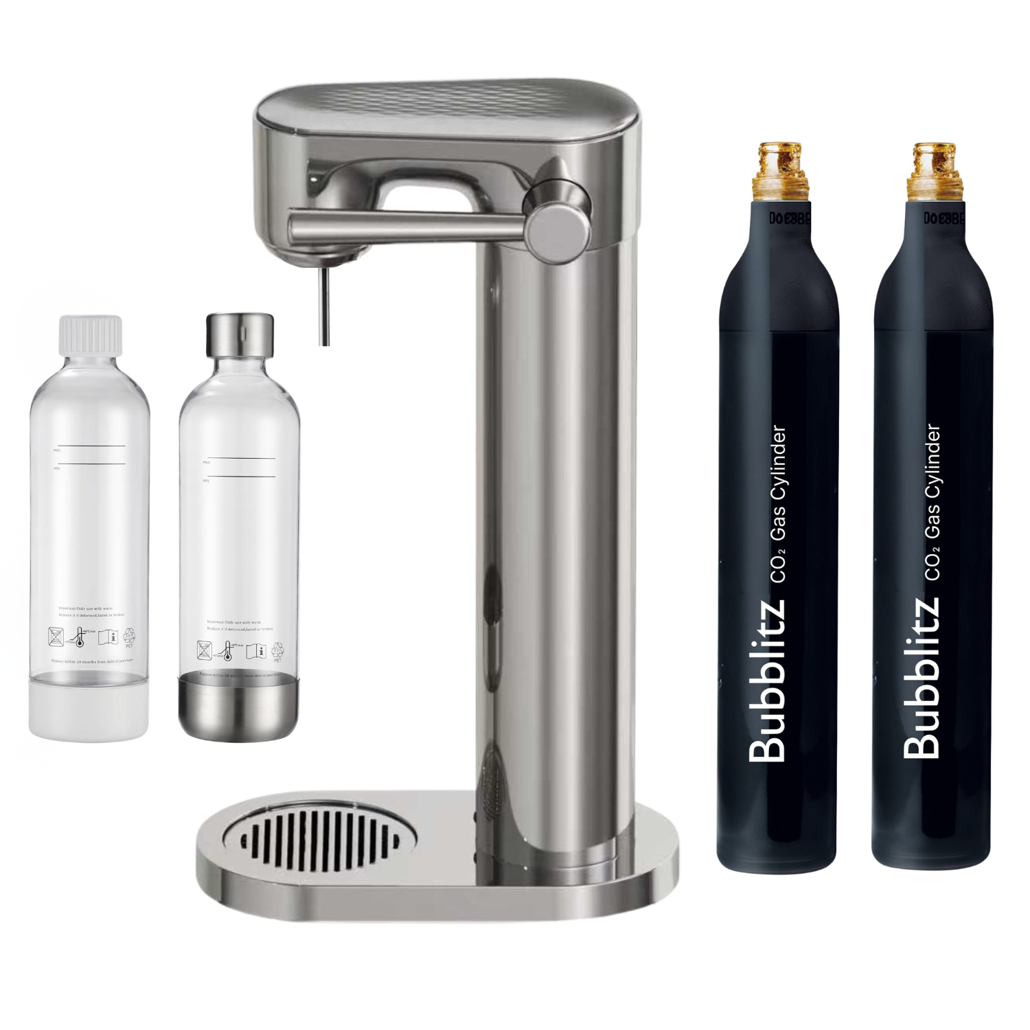 Carbonator 4 Mega Pack – Stainless Steel Bundle | Bubblitz