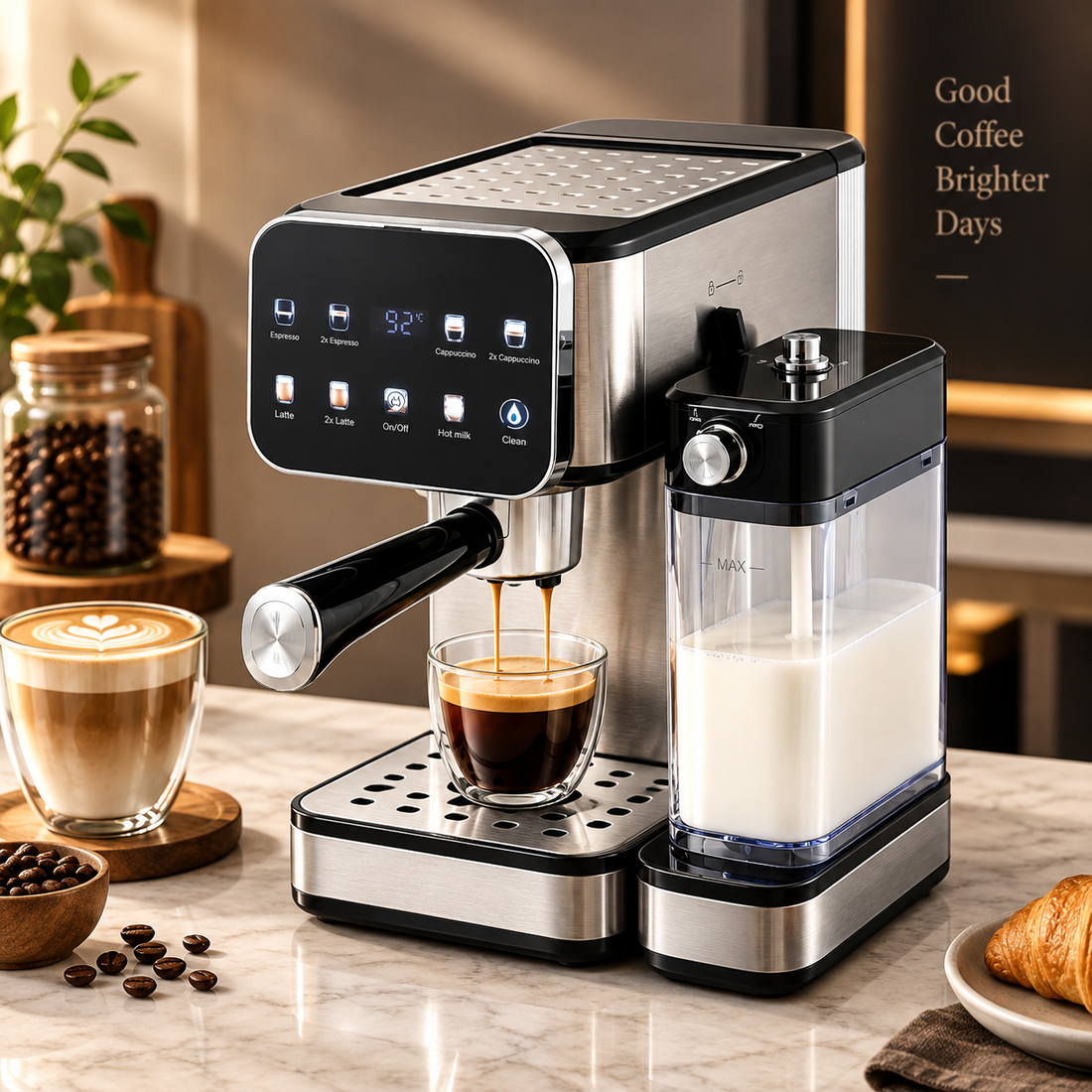Bubblitz Coffee System – Automatic Espresso and Milk Frothing Machine