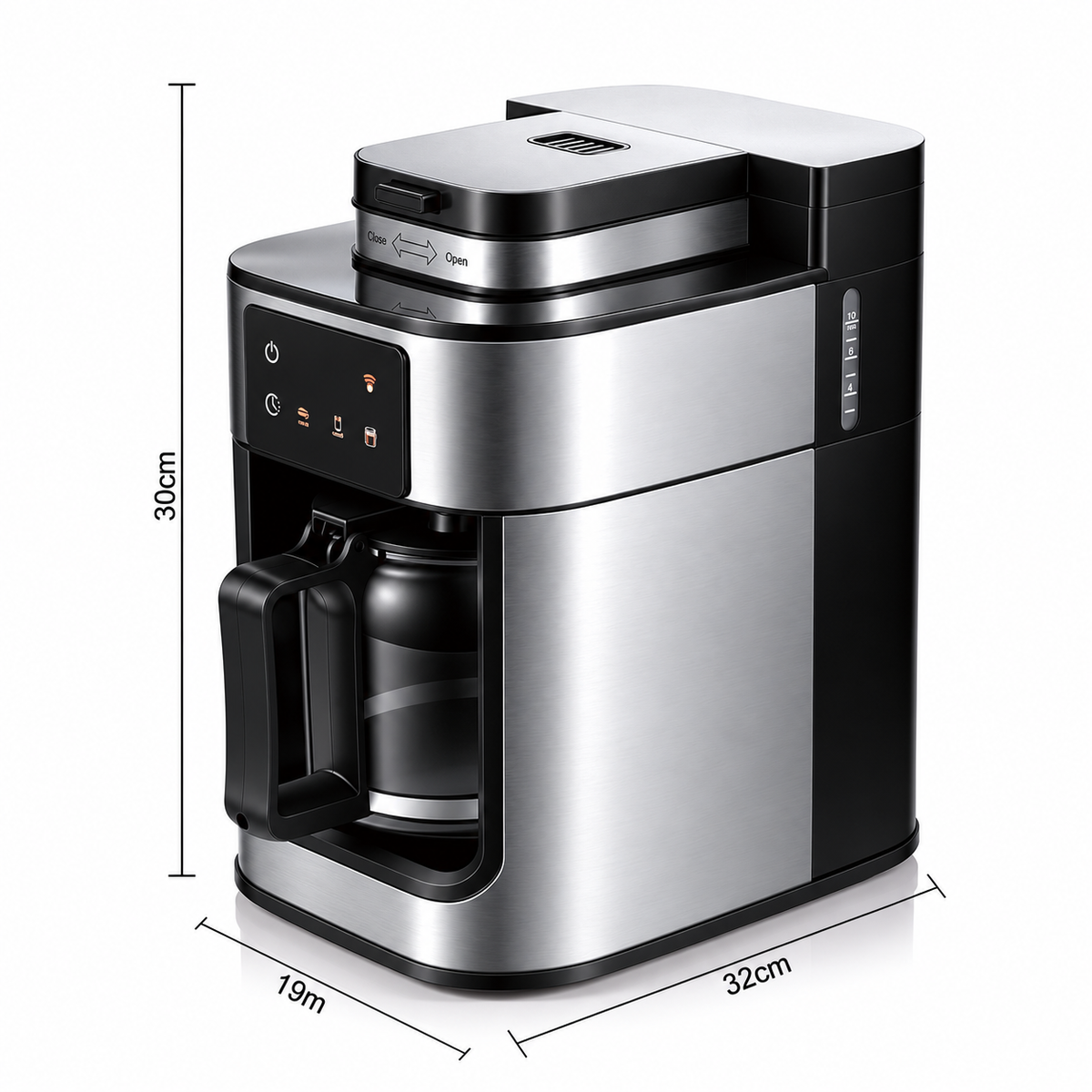 Bubblitz Grind & Brew Coffee Maker – 1.0L