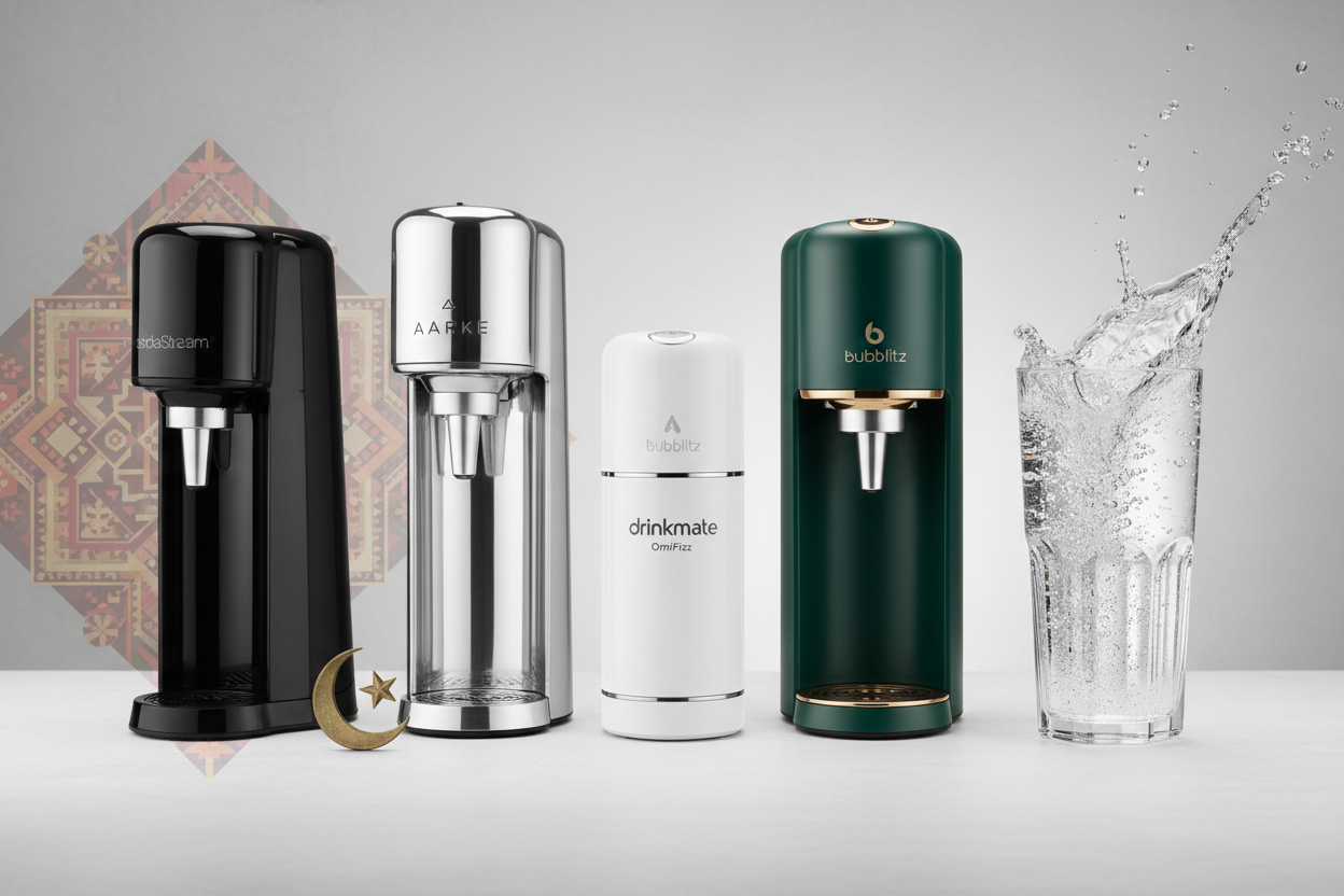 Best Sparkling Water Machines in Pakistan 2026 – SodaStream, Aarke, Drinkmate vs Bubblitz