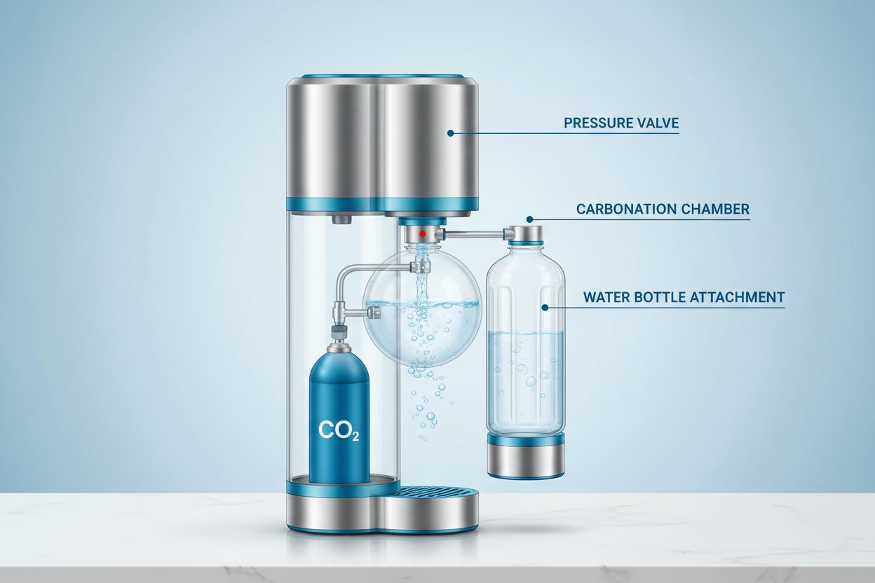 How Does a Sparkling Water Machine Work?