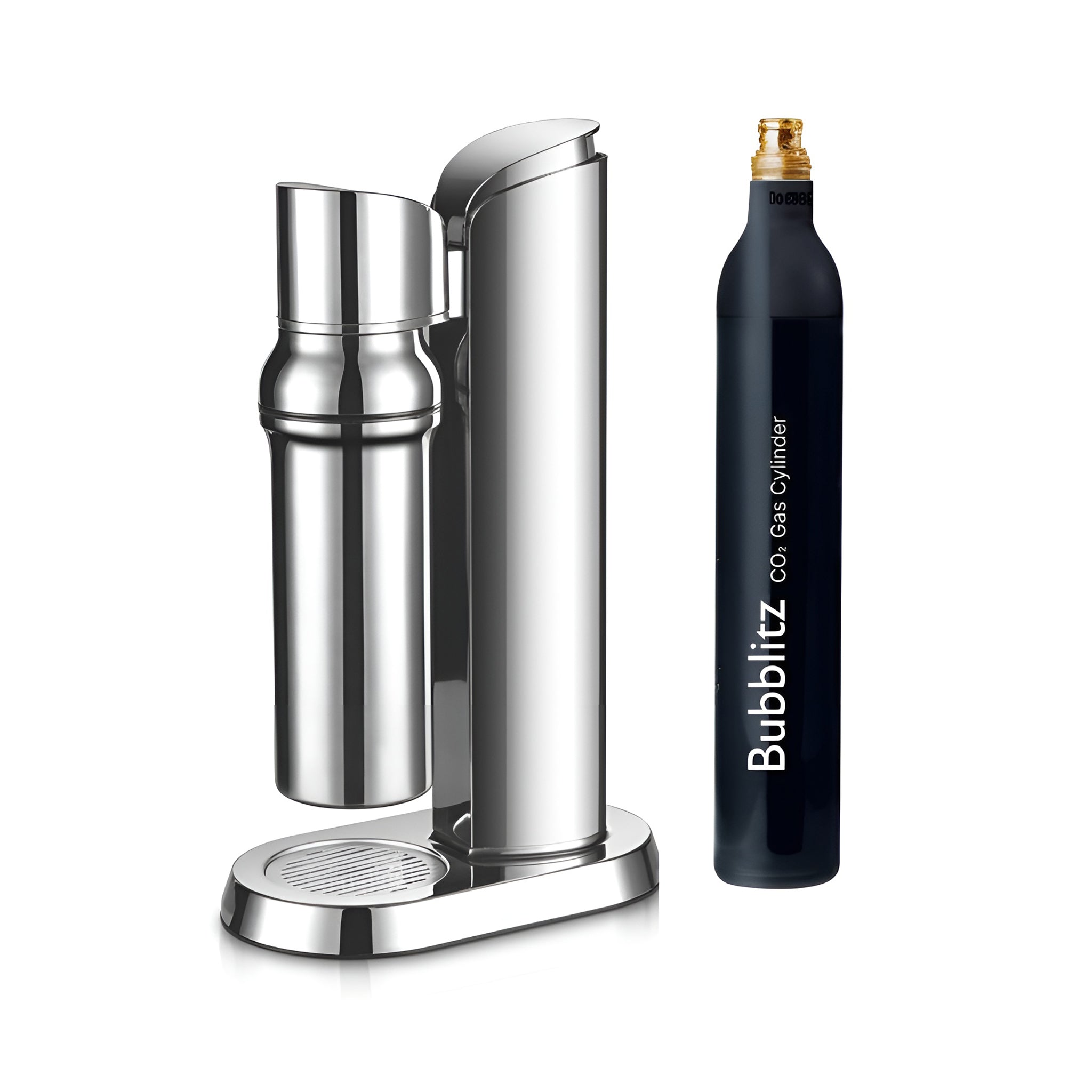 Carbonator 5 -  Stainless Steel Luxury Sparkling Water Maker (Glass Edition)