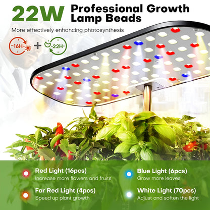 12-Pod Smart Hydroponics Growing System — Indoor Garden
