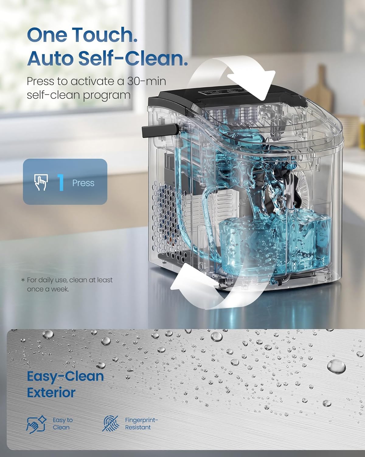 Bubblitz Countertop Ice Maker