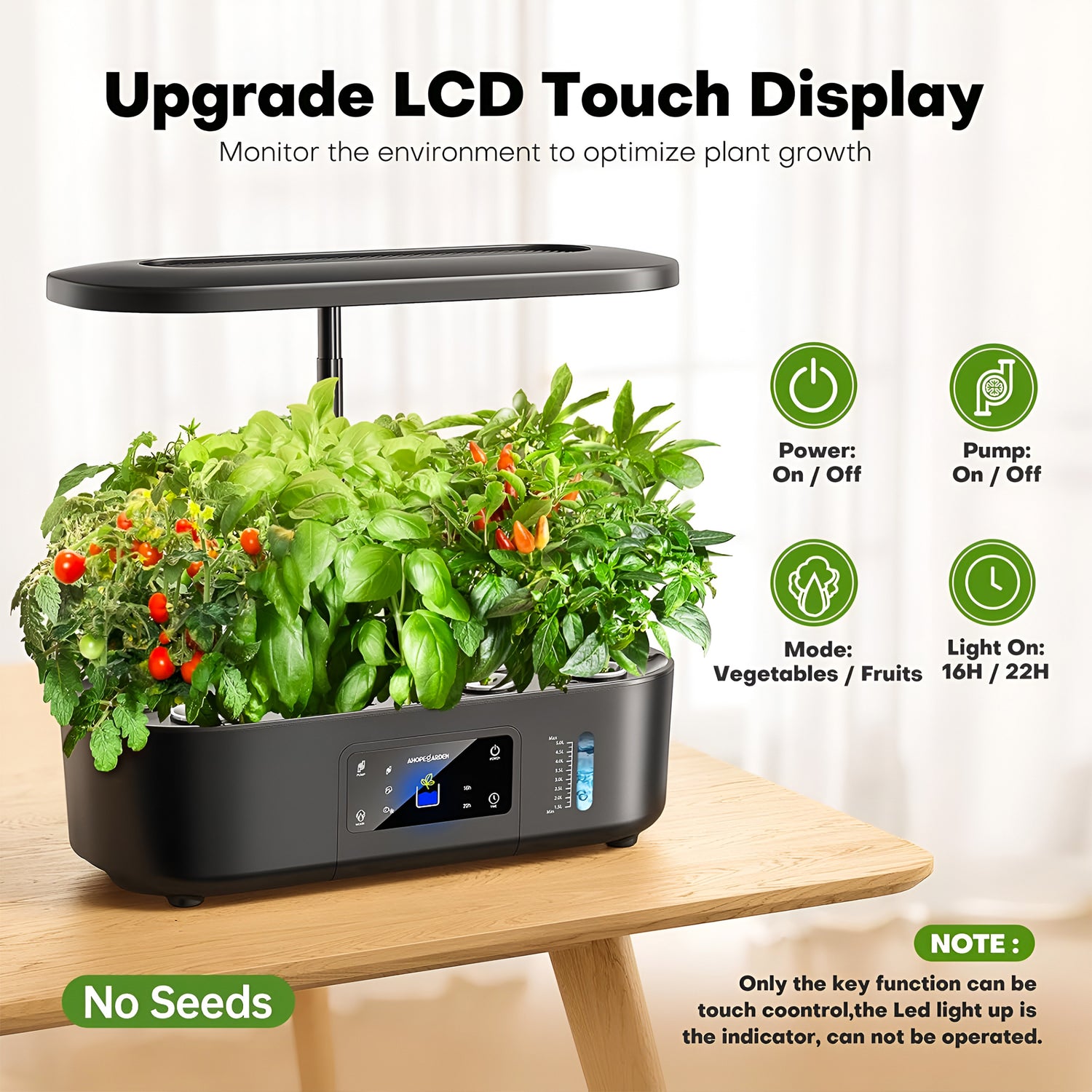 12-Pod Smart Hydroponics Growing System — Indoor Garden