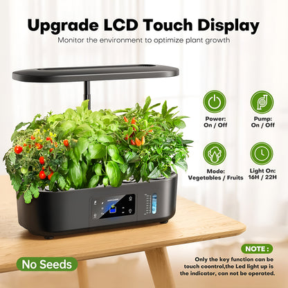 12-Pod Smart Hydroponics Growing System — Indoor Garden