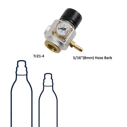 CO₂ Carbonation System – Mini Regulator &amp; Ball Lock