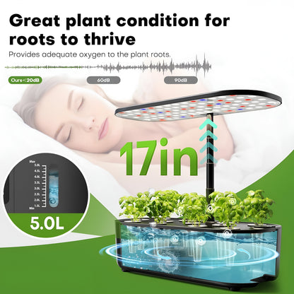 12-Pod Smart Hydroponics Growing System — Indoor Garden