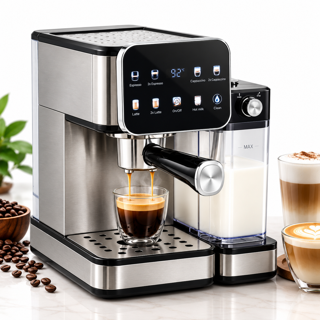 Bubblitz Coffee System – Automatic Espresso and Milk Frothing Machine