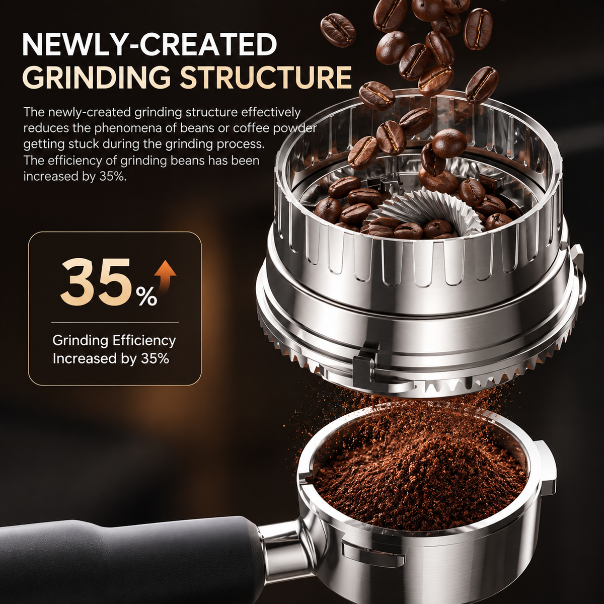 Bubblitz Barista Coffee Machine – Espresso, Grinder and Milk Frother