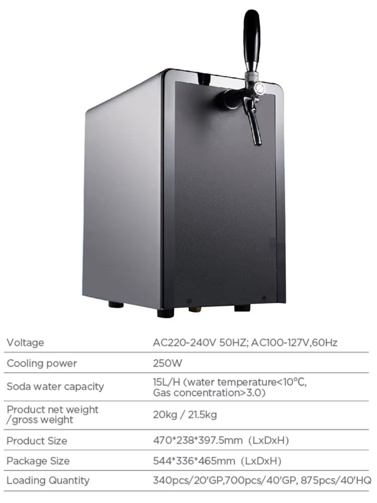 ChillSpark™ Stainless Steel Soda Dispenser