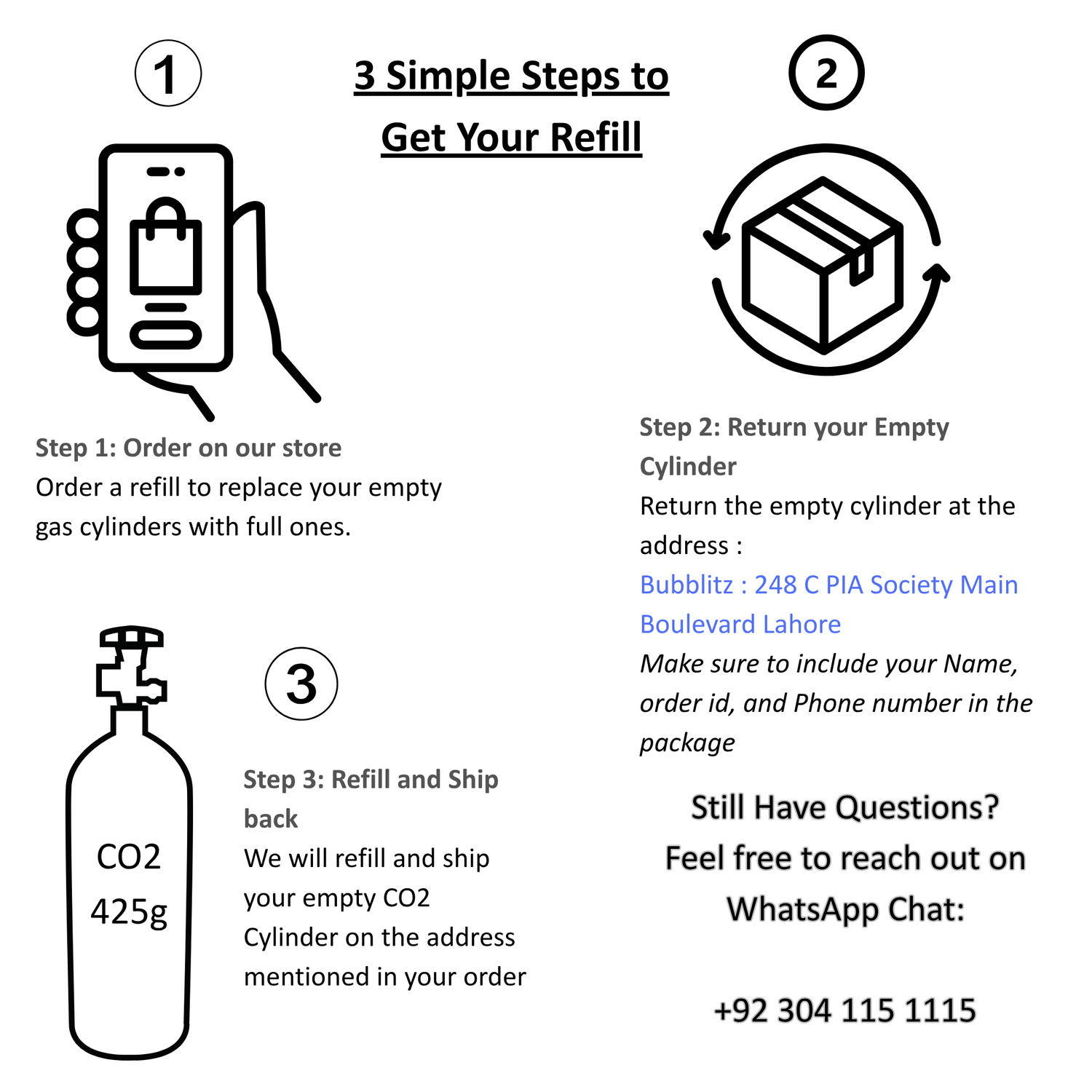 Bubblitz CO2 refill