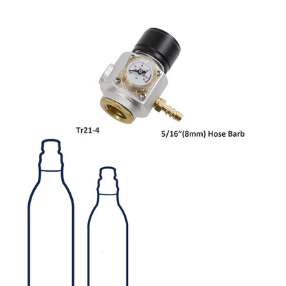 CO₂ Carbonation System – Mini Regulator &amp; Ball Lock