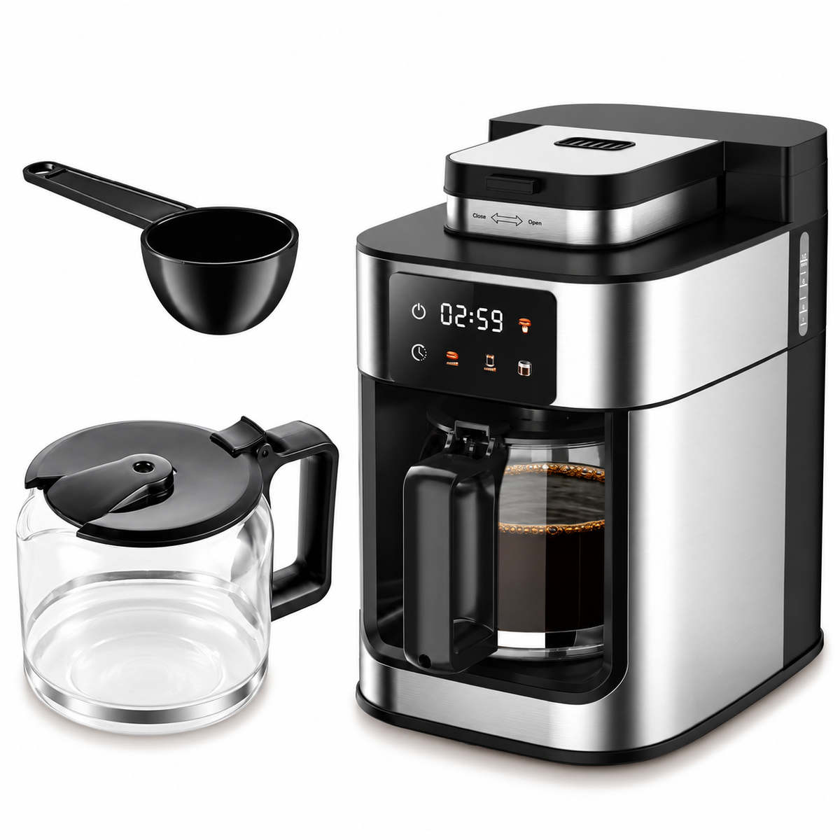 Bubblitz Grind &amp; Brew Coffee Maker – 1.0L