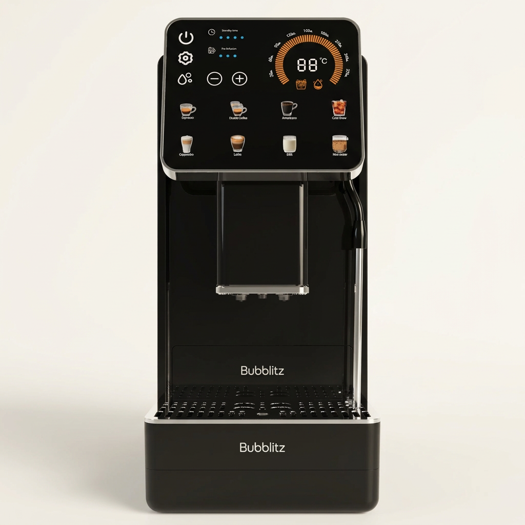 Bubblitz Barista Touch automatic bean-to-cup coffee machine front view